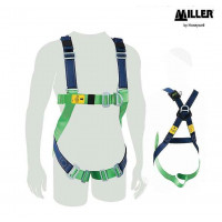 Miller Construction Harness  w/front & rear fall arrest, Medium-Large (M1020063)