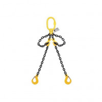 7mm Double Leg Chain Sling (Clevis Sling Hook) 1m to 3m
