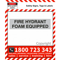FIRE HYDRANT FOAM EQUIPPED 600x150mm Vinyl Comp. Panel