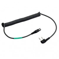 3M PELTOR FLX2 Cable FLX2-35, Icom 2-Pin Angled