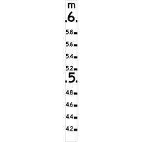 200x2350mm - Aluminium - Class 1 Reflective - Depth Marker 4-6m (G9-22-3)