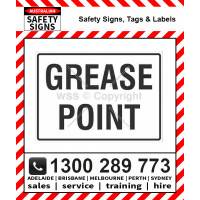 GREASE POINT 55x90mm Self Stick Vinyl (Pack of 5)