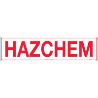 600x150mm - Poly - Hazchem (HAZ101P)