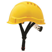 ProChoice Yellow V6 Hard Hat Vented Micro Peak Ratchet Harness