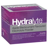 Hydralyte Electrolyte Powder Sachets 4.9g (Pack of 100) - Apple Blackcurrant