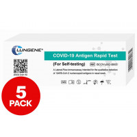 (5pk) Clungene COVID-19 Human Rapid Antigen Nasal Swab Test Kit
