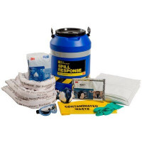 3M Oil & Petroleum Sorbent Spill Kit Drum - 45L (OSRK-45)