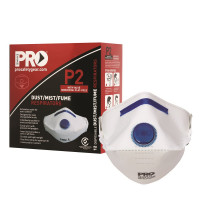 ProChoice Respirator P2 Flat Fold with Valve (Box of 12) (PC2122)