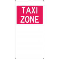 225x450mm - Aluminium - Taxi Zone (R5-21)