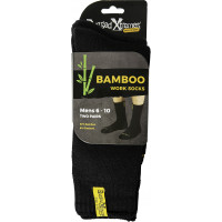 Size 6-10 Rugged Xtremes Bamboo Socks Twin Pack (RX04B021BK)