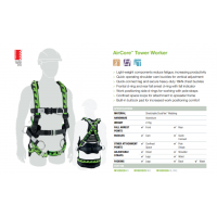 M/L Miller AirCore Harness with Aluminium hardware and side D-rings.
