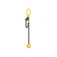 8mm Single Leg Chain Sling (Clevis Self Locking Hook) 1m to 3m