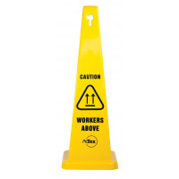 890mm Safety Cone - Caution Workers Above (STC15)