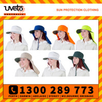 Uveto Tammin Broad Brim Sun Protection Hat with Neck Flap