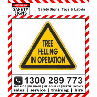 TREE FELLING IN OPERATION 350x350x350mm Poly