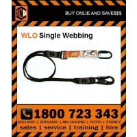 LINQ 2m Shock Absorbing Single Leg Webbing Lanyard (WLO) Various Configurations
