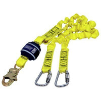 3M DBI SALA Force2 Shock Absorbing Lanyards Webbing Double Tail Elasticated 1.7m overall length