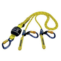 3M DBI-SALA Force2 Shock Absorbing Lanyards Kernmantle Rope Double Tail Adjustable 2.0m overall length