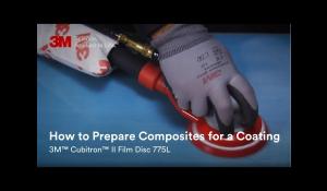 How to Prepare Composites for a Coating: 3M™ Cubitron™ II Film Disc 775L