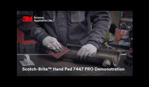Scotch-Brite™ Hand Pad 7447 PRO Demonstration