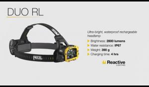 DUO RL - Ultra-bright, waterproof rechargeable headlamp