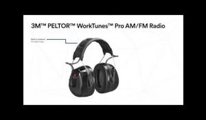 3M™ PELTOR™ WorkTunes™ Pro FM/AM Radio